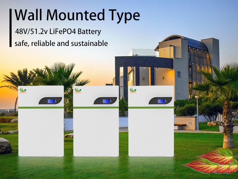 LiFePO4 Lithium Wall Mounted Battery